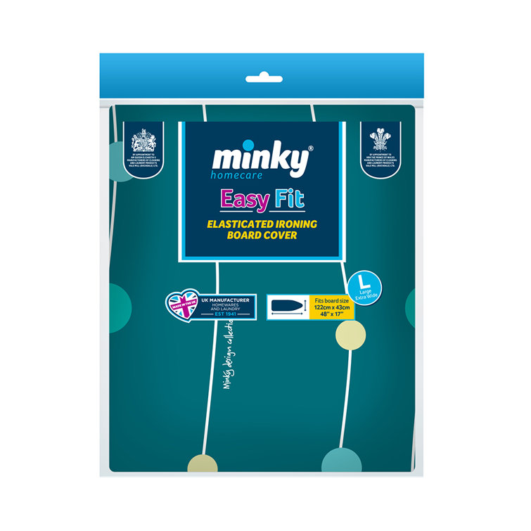 Minky Easy Fit Elastic Ironing Board Cover & Reviews Wayfair.co.uk